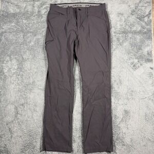 ORVIS Performance Cargo Pants Water Repellent Stretch Comfort Size 34x32